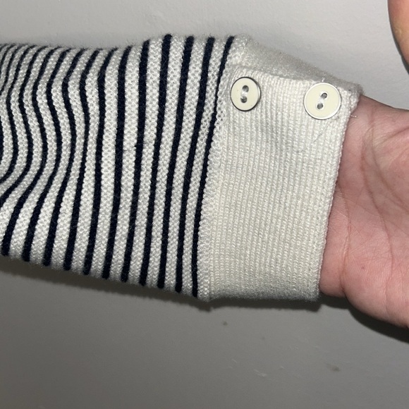Talbots Striped Sweater Size Medium Petite - Picture 2 of 7